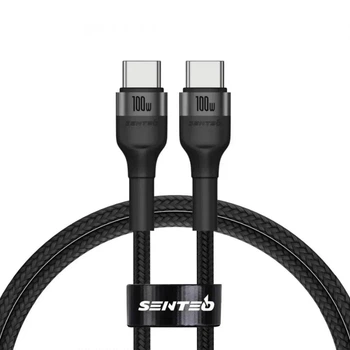 USB Кабель Senteo ST-01 Montes Series Type-C to Type-C 100W 1m Black