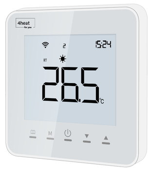 WiFi терморегулятор для теплого пола 4HEAT AE-3D.WF White
