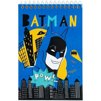 Блокнот на спирали Kite DC Comics А6, 48 листов, нелинованный