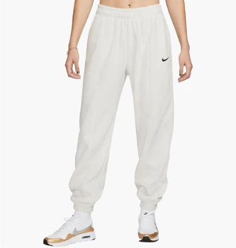Спортивные штаны женские Nike Sportswear Fleece High Waisted Oversized S Белые FB8973-104