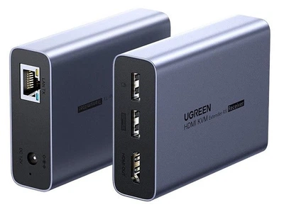 Удлинитель сигнала UGREEN 35988 KVM HDMI-RJ45 150 м