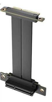 Подовжувач для відеокарти Zhenwei PCIe 4.0 x4, кутовий, 5 см (ZW-PCIE164)