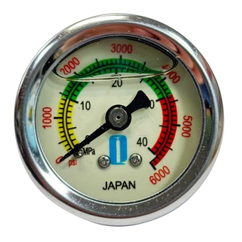 Манометр 40 мм 0-6000PSI Різьба: M10x1
