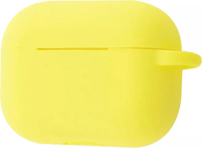 Кейс для навушників Silicone Case з карабіном для AirPods Pro 2 Yellow