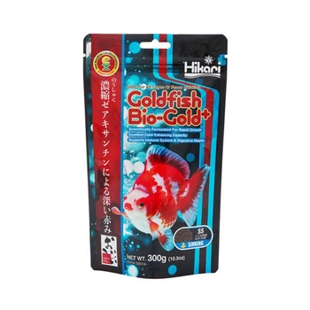 Корм Hikari Goldfish Bio-gold+ Sinking 300 g (тонущие гранулы SS 1,7-2,0 мм для для усиления яркости окраски золотых рыбок длиной от 3 см)