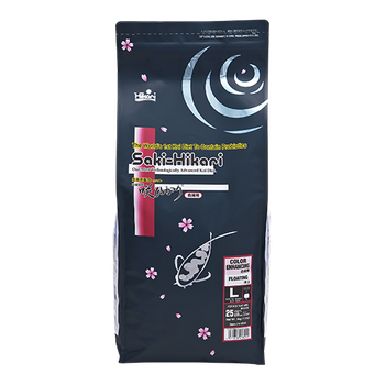 Корм Saki-Hikari Color Enhancing Large 5 кг (гранула L 7,5-8,5 мм, для усиления цвета, премиум корм для кои длиной от 30 см)