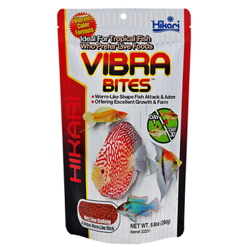 Корм Hikari Tropical Vibra Bites 280 g (для мелких и средних тропических рыб длиной 5-10 см) в виде мотыля