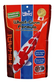Корм Hikari Wheat-Germ Medium 0,5 кг (гранула M 5,0-5,5 мм, всесезонный корм для кои длиной от 15 см)