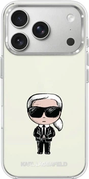 Etui  Karl Lagerfeld IML Ikonik Sketch Print MagSafe do Apple iPhone 18 Pro / 17 Pro Beige (3666339661168)