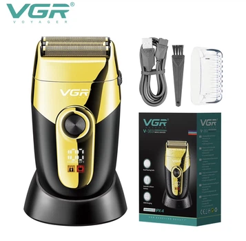 Електробритва шейвер від USB і з LED дисплеєм VGR V-383