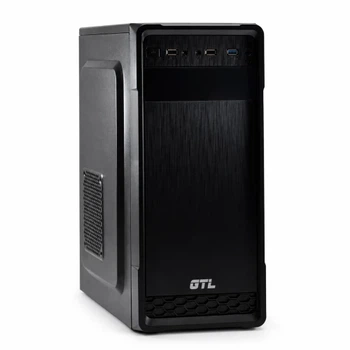 Корпус GTL T1636E1-U3 Black, БЖ 500W, Midi Tower, ATX / MicroATX / Mini ITX, 2xUSB 2.0, 1xUSB 3.0, CPU - 150мм/VGA - 300мм, 1x80мм PWM, 365x176x410 мм, 0.4 мм, 2.4 кг