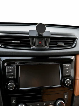 Магнитный держатель для Nissan Qashqai J11, X-Trail T32, Rogue. Комплект: основа + магнит. Держатель для Ниссан Кашкай, Икстрейл Т