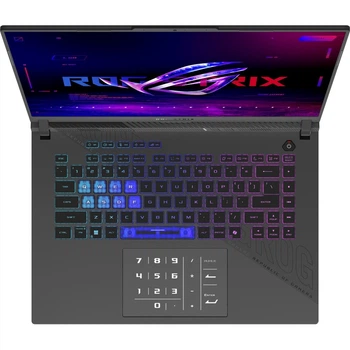Ігровий ноутбук ASUS ROG Strix G16 (G614FP-RV079), AMD Ryzen 9 9955HX, 16″, 165 Гц, RAM 32 ГБ DDR5, SSD 1 ТБ, RTX 5070, Без ОС, Темно-сірий