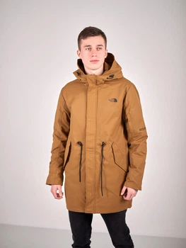 Мужская межсезонная куртка писочного цвета, размер 2XL, арт.8869