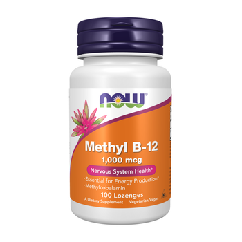 Вітамін Б12 Now Foods Methyl B-12 метилкобаламін нау фудс 1000 мг 100 цукерок