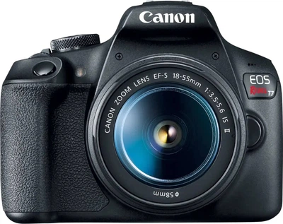 Фотоапарат Canon EOS Rebel T7 (1500D) DSLR Camera 2 Lens Kit with EF18-55mm + EF 75-300mm Lens Black (2727C021)