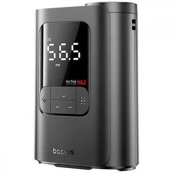 Автомобильный насос Baseus GoTrip VA1 Super Mini 100W (проводной) black (C0119701)