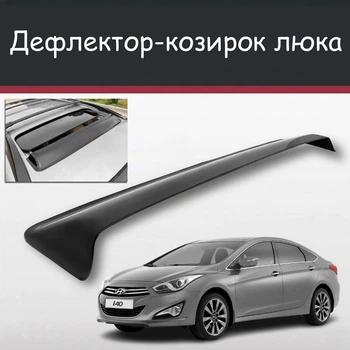 Спойлер дефлектор на люк Hyundai i40 Хюндай ай40 козырек крыши
