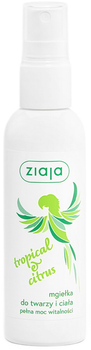 Mgiełka do twarzy i ciała Ziaja Tropical Scents Tropical & Citrus 90 ml (5901887013556)