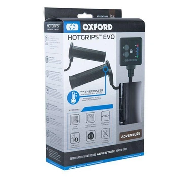 Ручки керма з підігрівом Oxford HotGrips Evo Adventure EL420 для мотоцикла 22 мм 132 мм