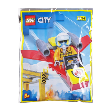 LEGO Firefighter Woman with Jet (952209)