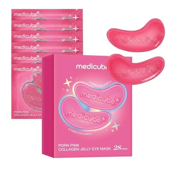 Гідрогелеві патчі для шкіри навколо очей — Medicube PDRN Pink Collagen Jelly Eye Mask — Гідрогелеві патчі з PDRN