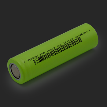 Аккумулятор 18650 Li-Ion TerraE (Lishen) INR18650-30E, 3000mAh, 8.4A, 4.2/3.65/2.5V, Green