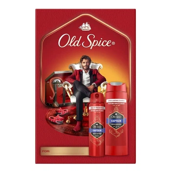 Набір Old Spice Captain Гель для душу 3в1 250 мл та Аерозольний дезодорант 150 мл