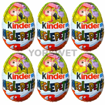 Набір шоколадних яєць Kinder Surprise Natoons 120 г (6*20 г) (0350)