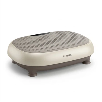 Вибрационная платформа-массажер для похудения Philips FIT3501S Creamy White