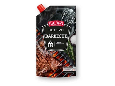 Кетчуп ЩЕДРО Барбекю 250г д/п