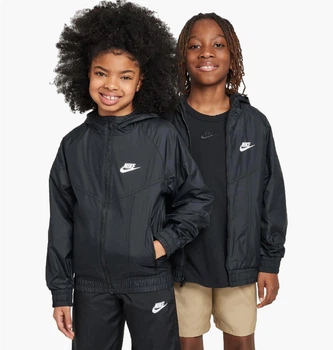 Вітровка дитяча Nike Sportswear Windrunner Black L зріст 152 см Чорний HJ2534-010