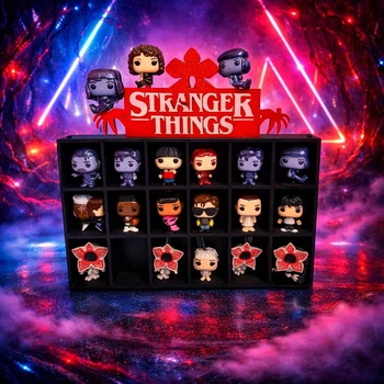 Підставка для фігурок Дивні Дива Stranger Things 18 комірок полиця органайзер для колекції Kinder Joy
