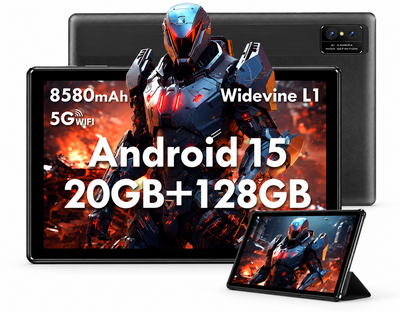 Планшет 10,1" SIMPLORI T18 6+14/128 ГБ 8 ядер Android 15 8580 mAh Черный (102320395) b1 - Уценка