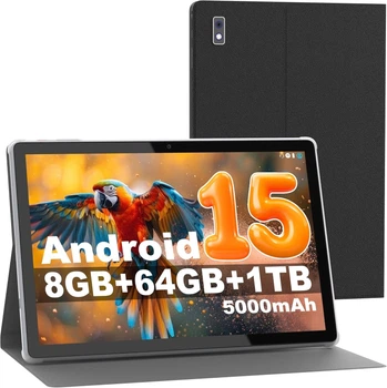 Планшет 10.1'' Tibuta A10 3+5/64Gb 4 ядра Android 15 5000 mAh Серый (102354803) b1 - Уценка
