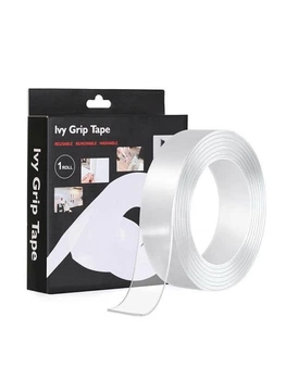 Багаторазова кріпильна стрічка 1 метр Ivy Grip Tape прозора