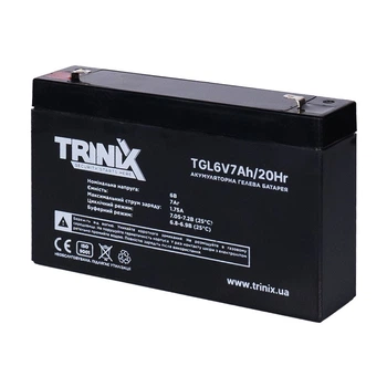 Аккумуляторная батарея TRINIX TGL 6V 7Ah/20Hr GEL