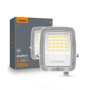LED прожектор VIDEX F5 20W 3000-5000-6500K 230V White (VL-F5-020CW)