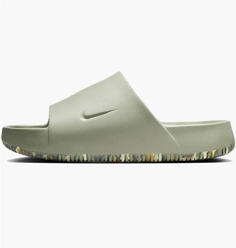 Тапочки мужские Nike Calm Slide 39 Оливковый FD4116-301