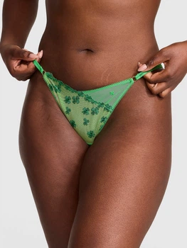 Трусики бикини женские Victoria's Secret 168990564 S Зеленые (1162214425)
