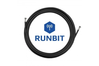 Коаксиальный кабель RunBit 3D-FB для 3G 4G антенн с низким затуханием сигнала ( премиум аналог RG58), 20м
