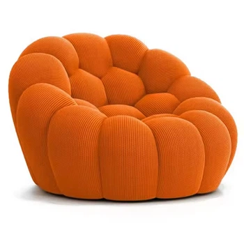 Диван безкаркасний Bubble Sofa м'яка кушетка, крісло 120×113×70 см Помаранчевий