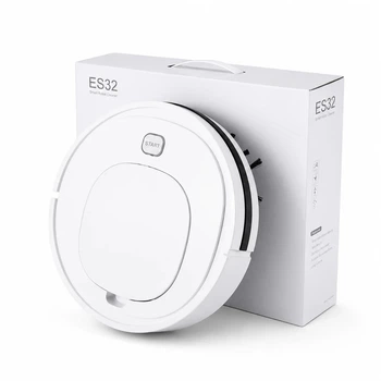 Робот-пилосос ES32 1800 Па з акумулятором 1200 мА·год, датчиком перешкод і роботою до 90 хвилин, білий
