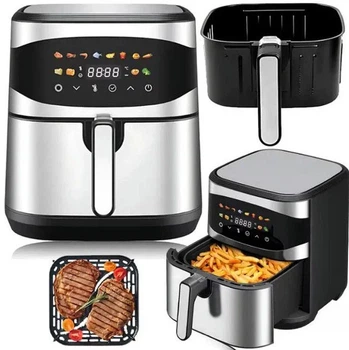 Аэрофритюрница-мультипеч Hoffmans HM-788 12 л 2400 Вт с двумя ТЭНами и 12 программами приготовления