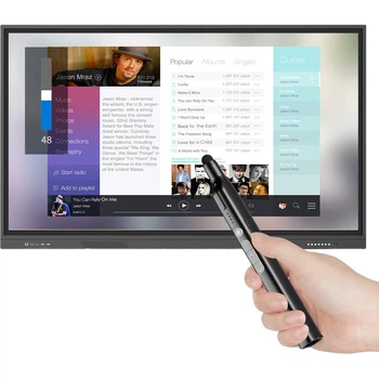Ручка-указатель Whistler K9 Black Flip Pen для учителя с интерактивной доской Seewo, сенсорным управлением, мультимедийным управлением звуком, ручкой для проекции презентаций PPT и многофункциональной лазерной указкой.