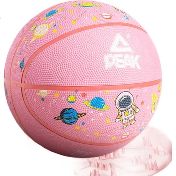 Детский баскетбольный мяч Peak Kids №4, износостойкий, для детей дошкольного возраста (3-6 лет).