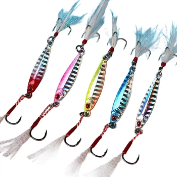 Искусственная приманка Xionghuo Lure, дальнего заброса, 20 г, с двойным крючком, маленькая металлическая пластина, реалистичная приманка, аксессуары для морской и пресноводной рыбалки.