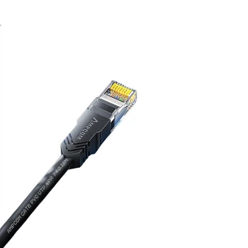 Патч-кабель AMPCOM Cat6 2 м, гигабитный, готовый к использованию, сетевой, неэкранированный, из бескислородной меди, для подключения к компьютеру, маршрутизатору, UTP-панели, коммутатору, синий AMC6BU71820