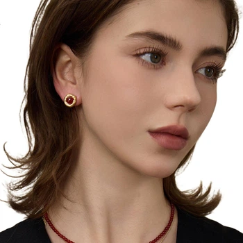 Серьги Arsis Auspicious, серьги-гвоздики на удачу, модные, простые и универсальные серьги, подарок на день рождения для девушки.