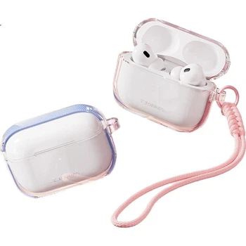 Чохол для навушників Torras O3L Heavy-Duty для Apple AirPods Pro 3-го покоління, захисний силіконовий, ударостійкий, синій